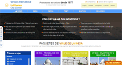 Desktop Screenshot of indiaviajes.com
