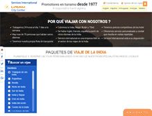 Tablet Screenshot of indiaviajes.com